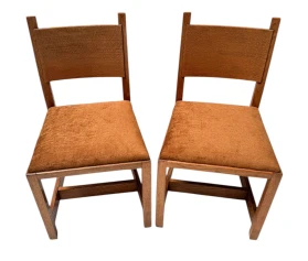 Two Art Deco Modernist Side Chairs by Hendrik Wouda for Pander, 1924